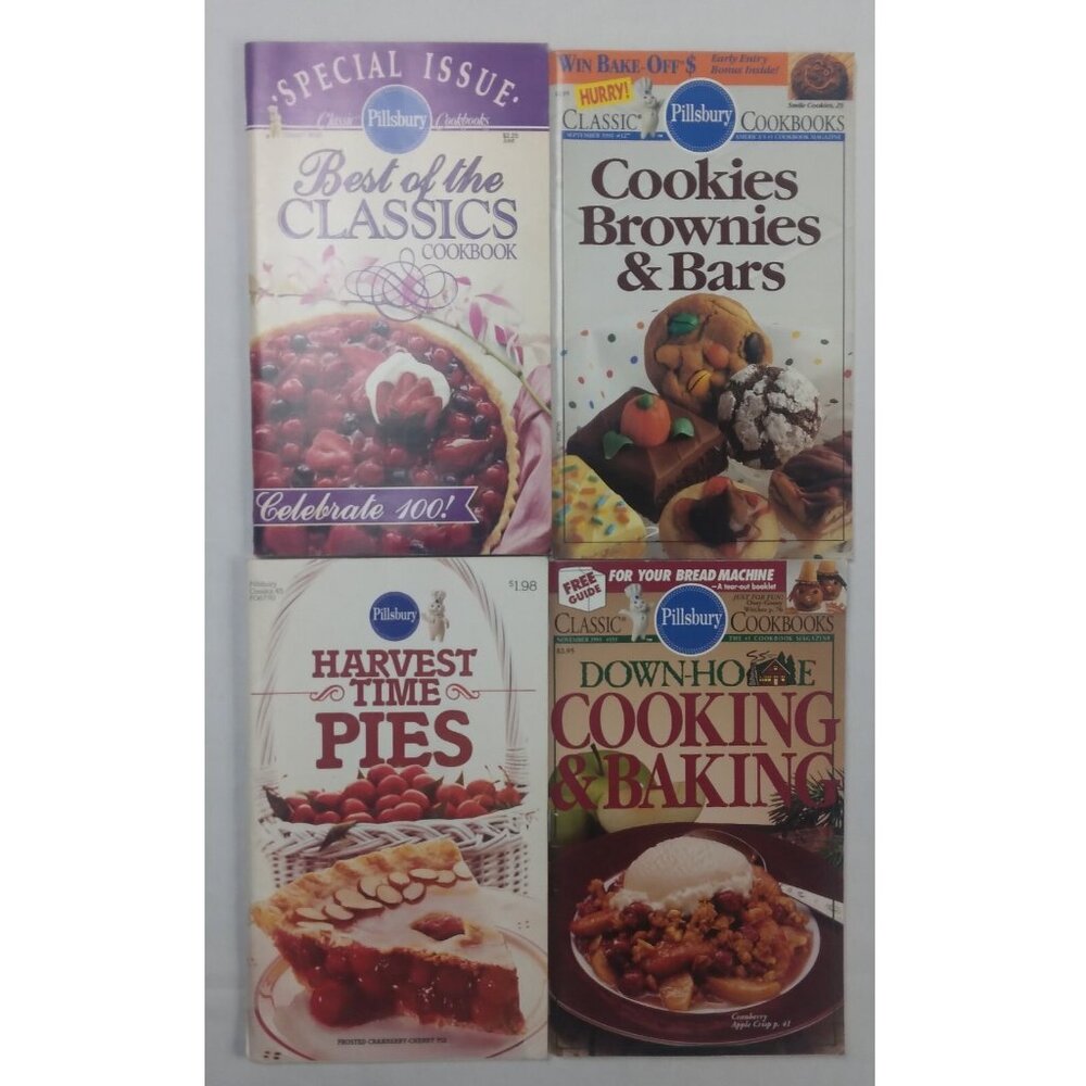 Lot of 8 Pillsbury Classic Cookbooks Magazines 1991-1992-1993 Recipes Dinners - Picture 2 of 3